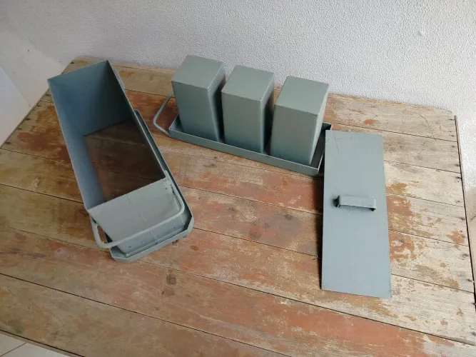Forma manual blocos 3 furos