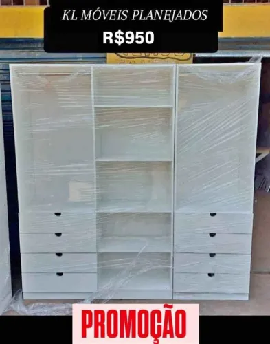 Closet 8 Gavetas Entrega e Montagem Grátis 