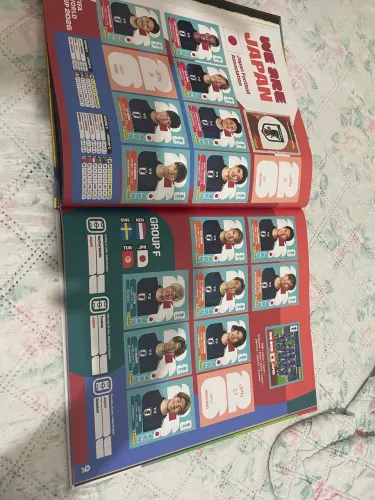 Álbum da copa 47% completo