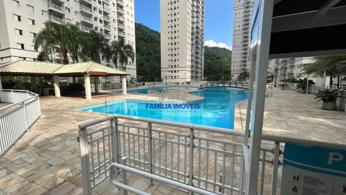 Apartamento à venda 2 quartos de frente Acqua Play Marapé Santos/SP