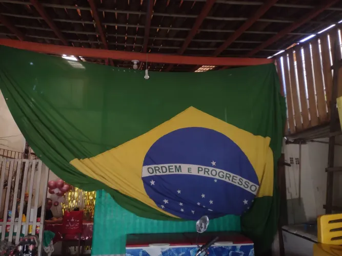 Bandeira do Brasil grande 3.50 por 4.50  mts