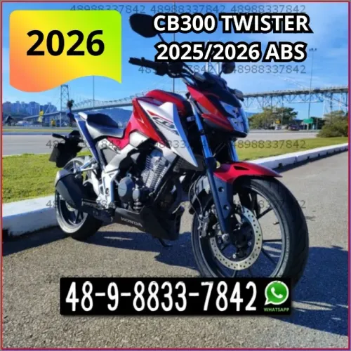 Menos de 3.000KM CB300F Twister 2026 Abaixo da Fipe