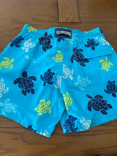 vilebrequin turtle azul roxo Tam M