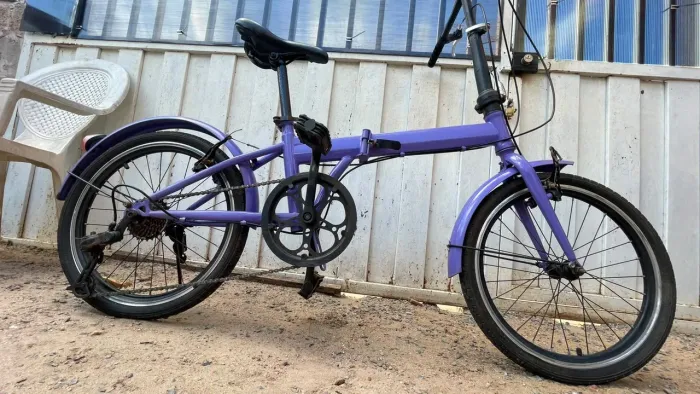 Bicicleta dobrável usada