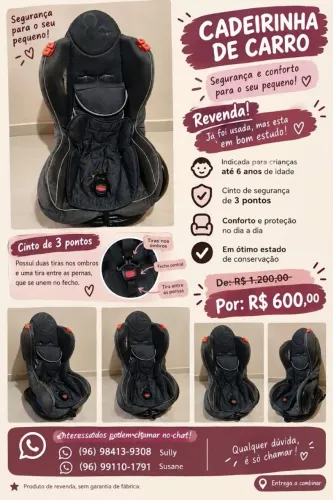 Cadeira para criança