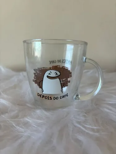 Canecas de vidro, personalizada