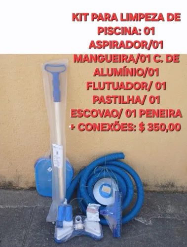ACESSÓRIOS PARA LIMPEZA DE PISCINA.