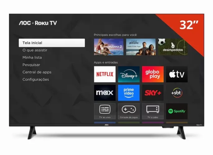 TV 32? full HD AOC Roku TV