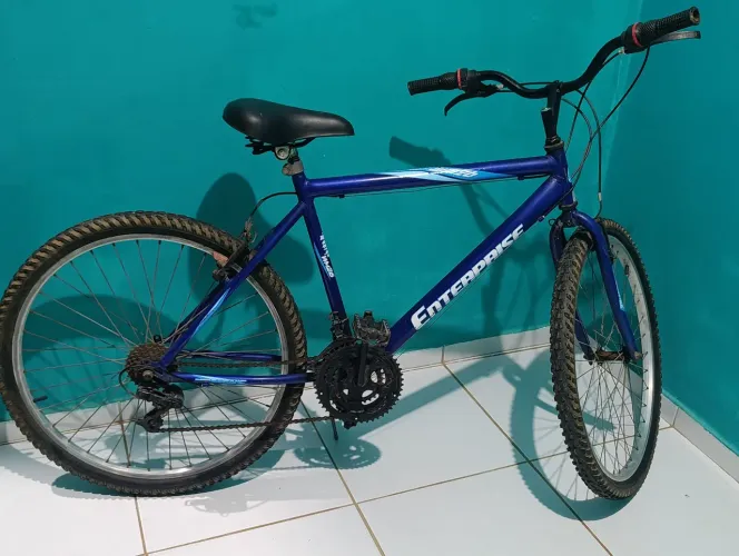 Bicicleta com marcha