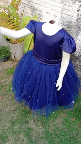 Vestido de formatura infantil , usado uma única vez