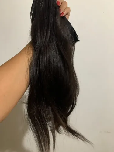 MEGA HAIR CABELO HUMANO 2 TELAS 50 CM 80G