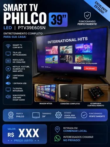 Smart tv Philco 39?