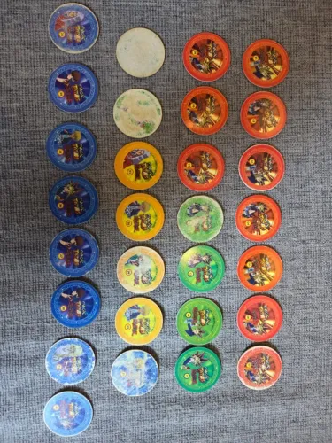 Lote 29 tazos Yu-gi-oh! Magic