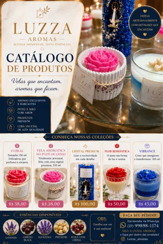 Lindas velas aromáticas!!