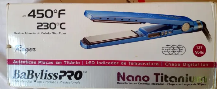 Prancha nano Titanium original