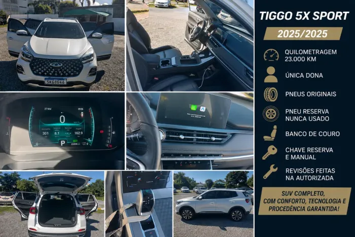 Chery Tiggo 5X Sport 1.5 Turbo Flex Aut. 2025