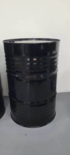 Tambor / tonel / barril de ferro 200 litros preto 