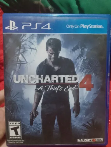 Uncharted 4 PS4 Original-Midia física-R$90(aceito propostas e trocas)