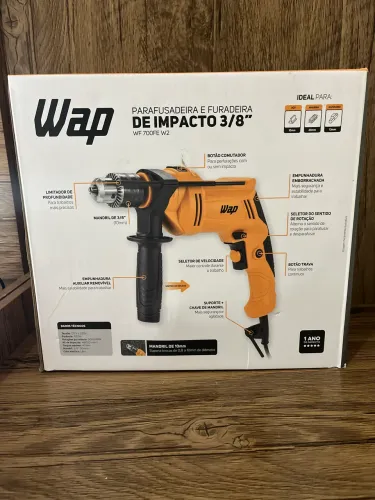 Parafusadeira e Furadeira De Impacto WAP 3/8" WF 700FE W2 110v