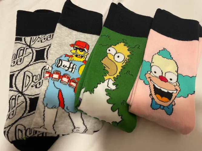 Meias Simpsons - Primark (novas) 