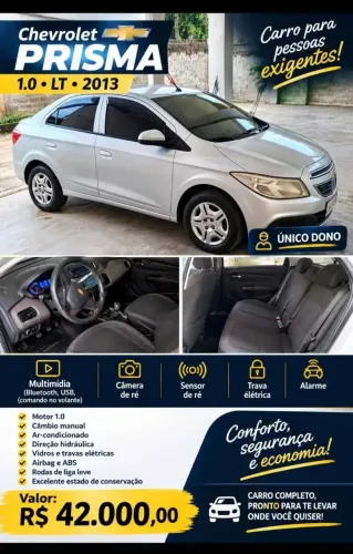 Chevrolet Prisma Sed. LT 1.0 8V Flexpower 4P 2013
