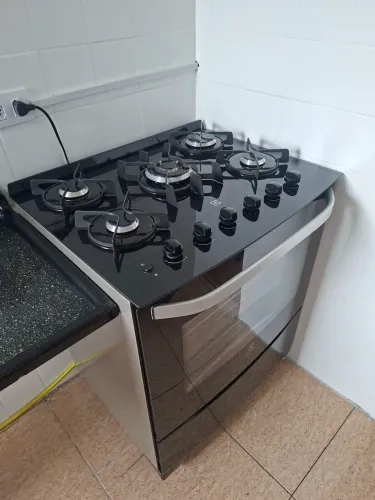 Fogão 5 bocas para gás encanado