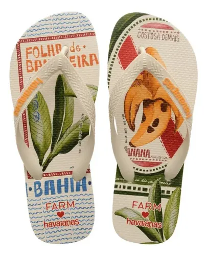 Original e Nova! Chinelo Havaianas Farm Selo Coisa Nossa