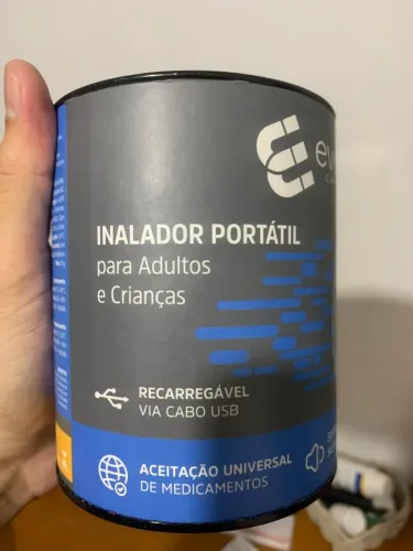 Inalador (nebolizador) Portátil Mesh Everton Care Branco