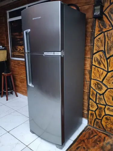 Geladeira fros free Brastemp 110v inox
