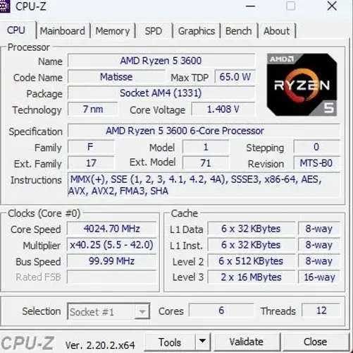 AMD Ryzen 5 3600