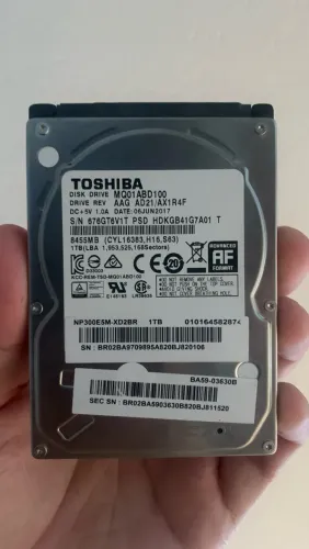 HD Toshiba 1TB Interno 2.5 - Perfeito para PS4, Notebook e PC