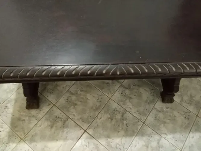 Antiga e rara mesa decorativa ou escritório dos anos 50/60 - É vintage