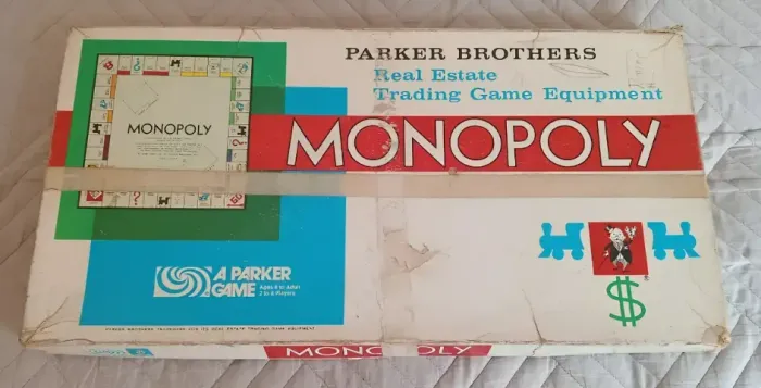 Monopoly Antigo Parker Brothers Edição Clássica De 1970