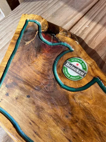 Tábua de churrasco rústico (personalizado)