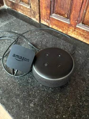 alexa amazon echo dot 3ª geração + fonte original