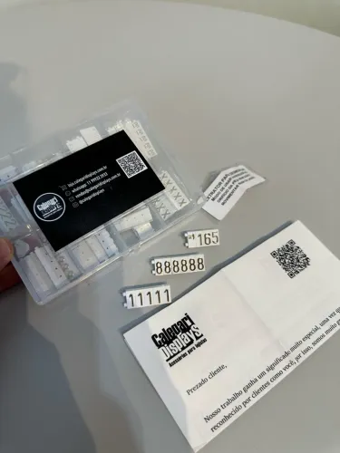 Kit de preço para vitrine - 170 peças 