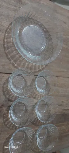 Conjunto sobremesa 7 peças