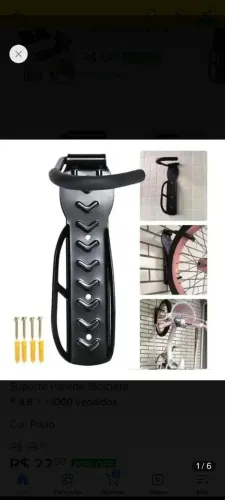 Suporte de parede para bike novo