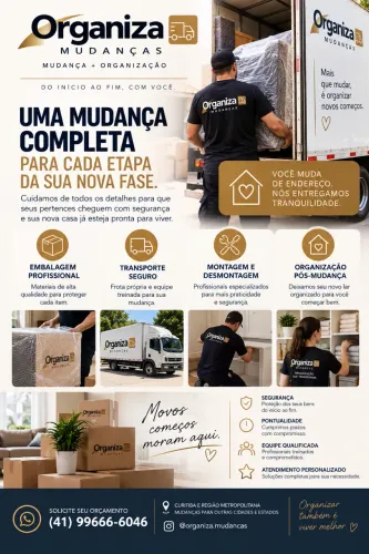 MUDANÇA COMPLETA CURITIBA E REGIÃO