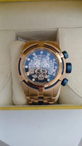 Invicta Zeus Bolt Skeleton original com certificado de importação de Miami