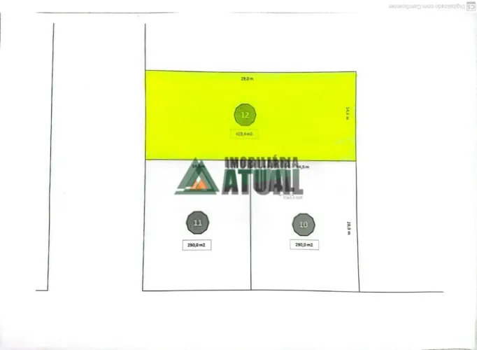 Terreno à venda por R$ 310000.00, 423.40 m2 - SAO JERONIMO DA SERRA - SAO JERONIMO DA SERR