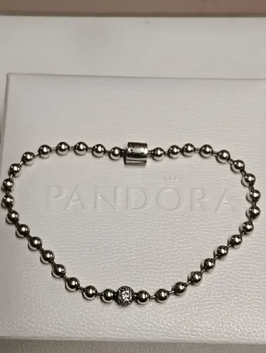 Pulseira esferas brilhante