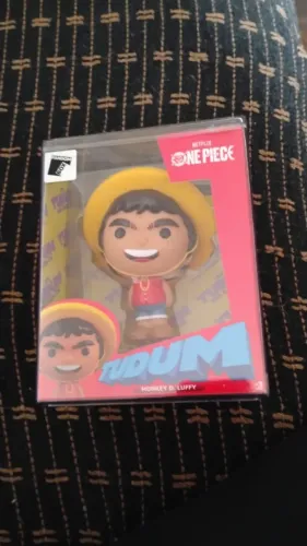 RARO: Boneco Luffy One Piece - Tudum Netflix Fandom Box + Bottom Exclusivo