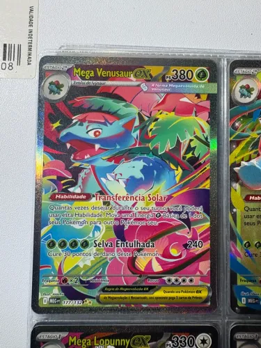 Carta Pokémon TCG Mega Venusaur Ex 177/132