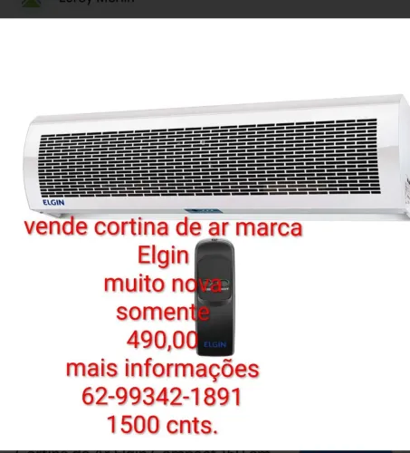 Vendo cortina de ar condicionado