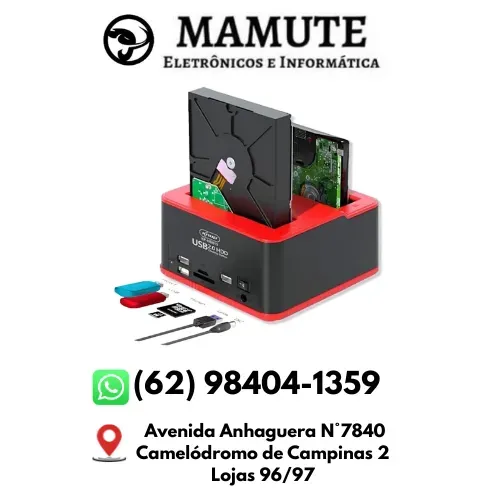 Dock Station Knup, Case Para HD Sata, Pendrive SD, USB 3.0 - Kp-HD820