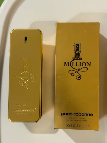 Perfume 1 Million Paco Rabanne - Frasco Vazio Original 100ml com Caixa
