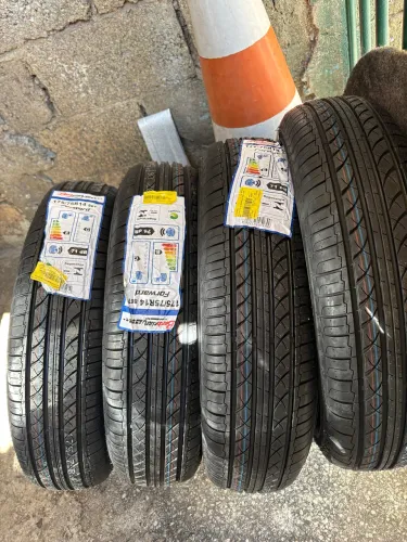 Kit 4 pneus 14 novos 175/75-14
