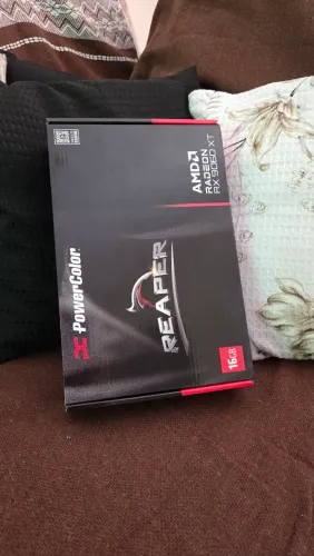 RX 9060 XT 16 GB Powercolor Reaper Dual Fan Preta