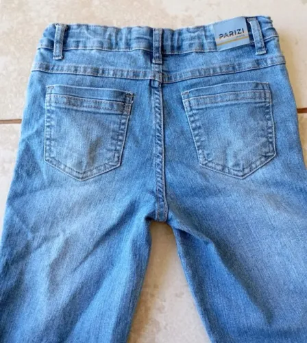 Calça infantil masculina jeans Parizi tamanho 8 